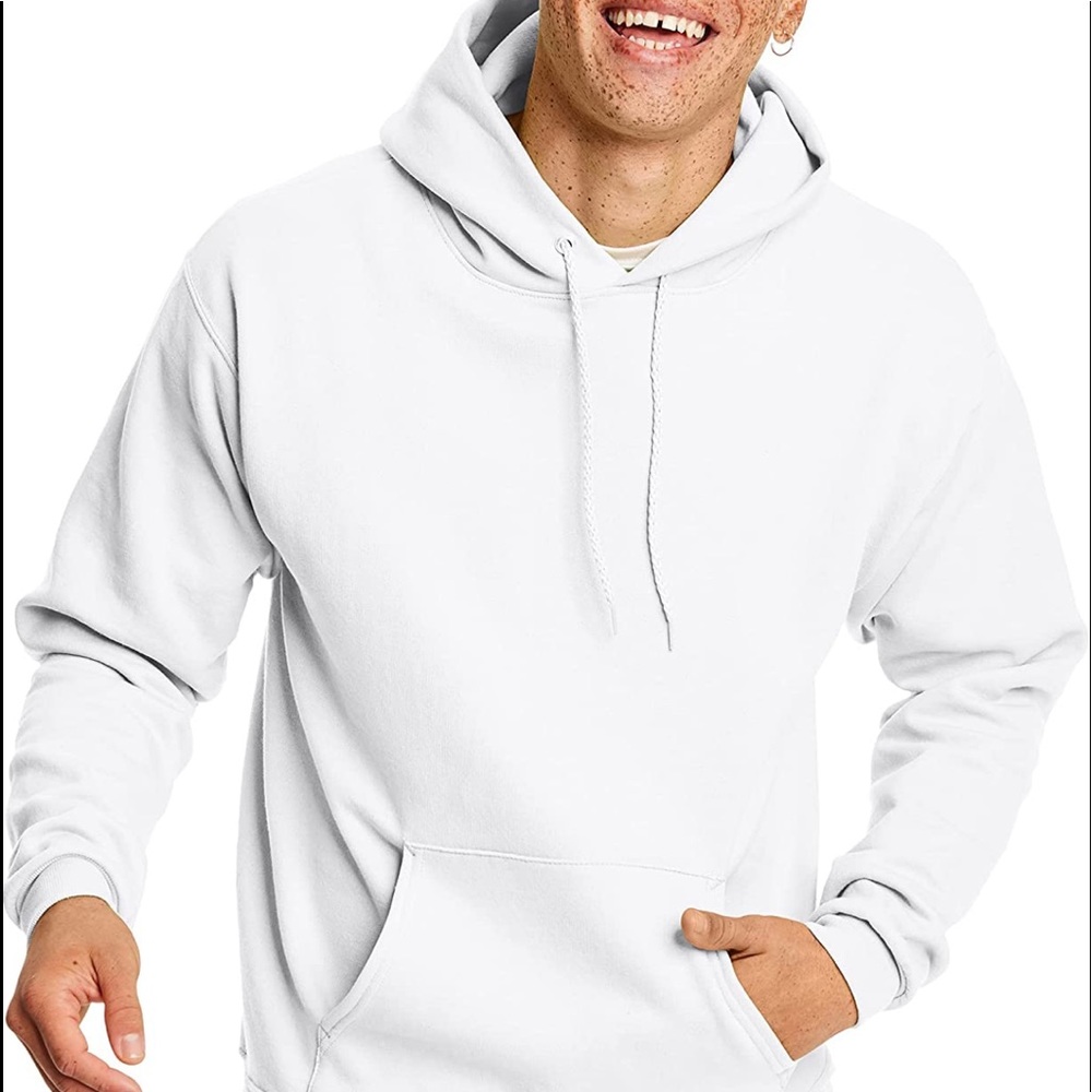 WHITE HOODIE